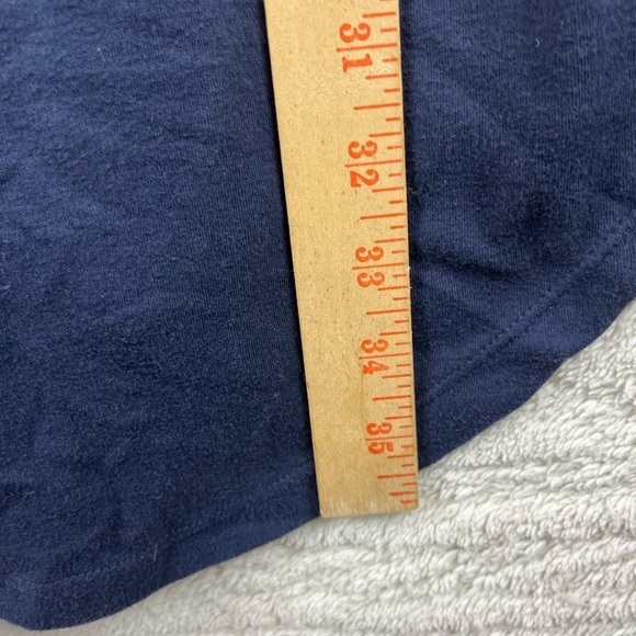 Vintage Lauren Ralph Lauren Blue Nightie Sz Medium with Pockets Monogrammed - Picture 14 of 14